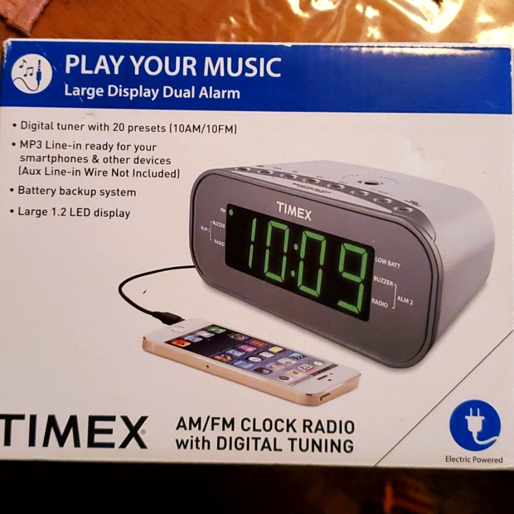 Timex AM/FM Clock Radio